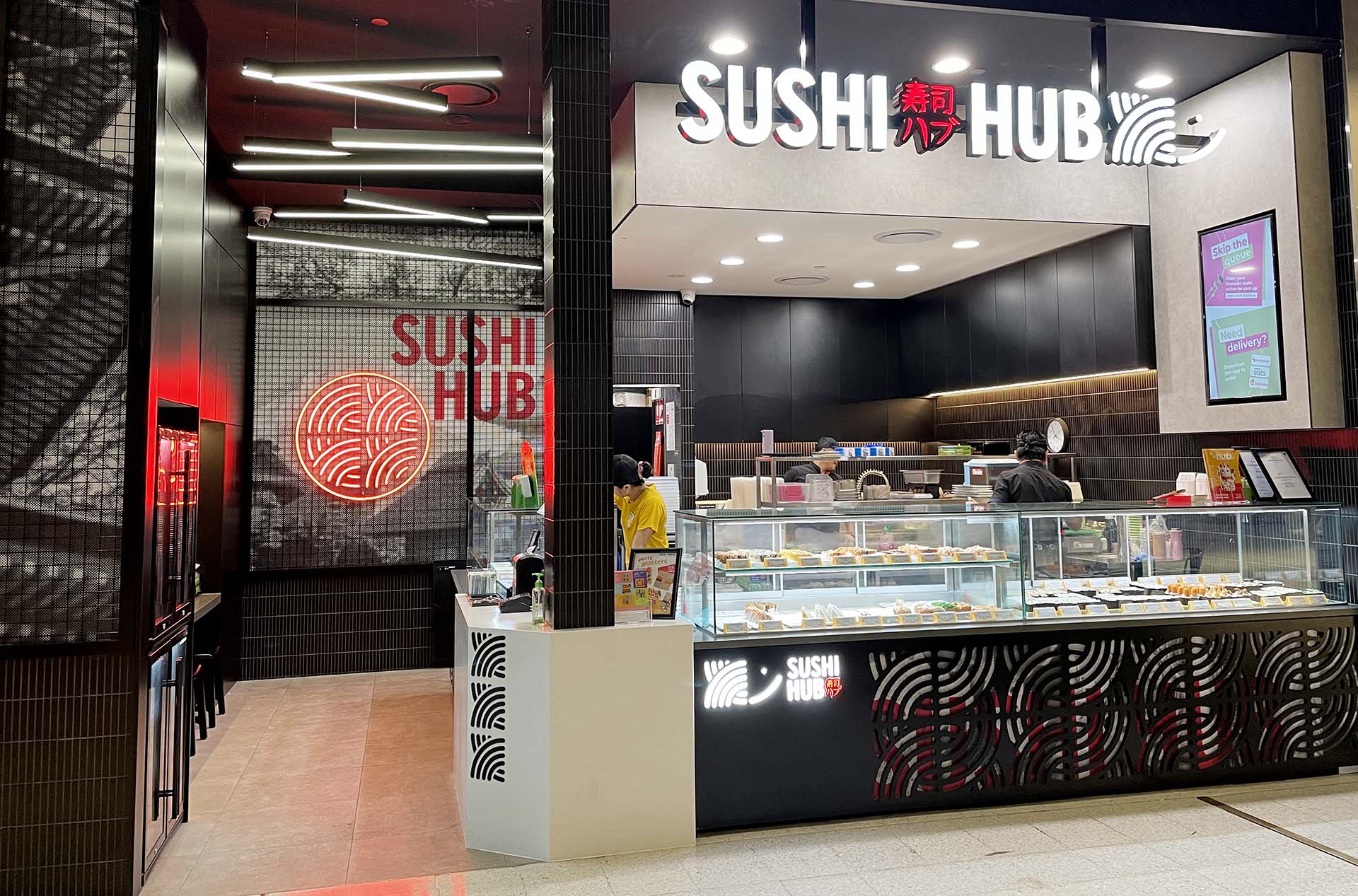 Image of Sushi Hub's storefront